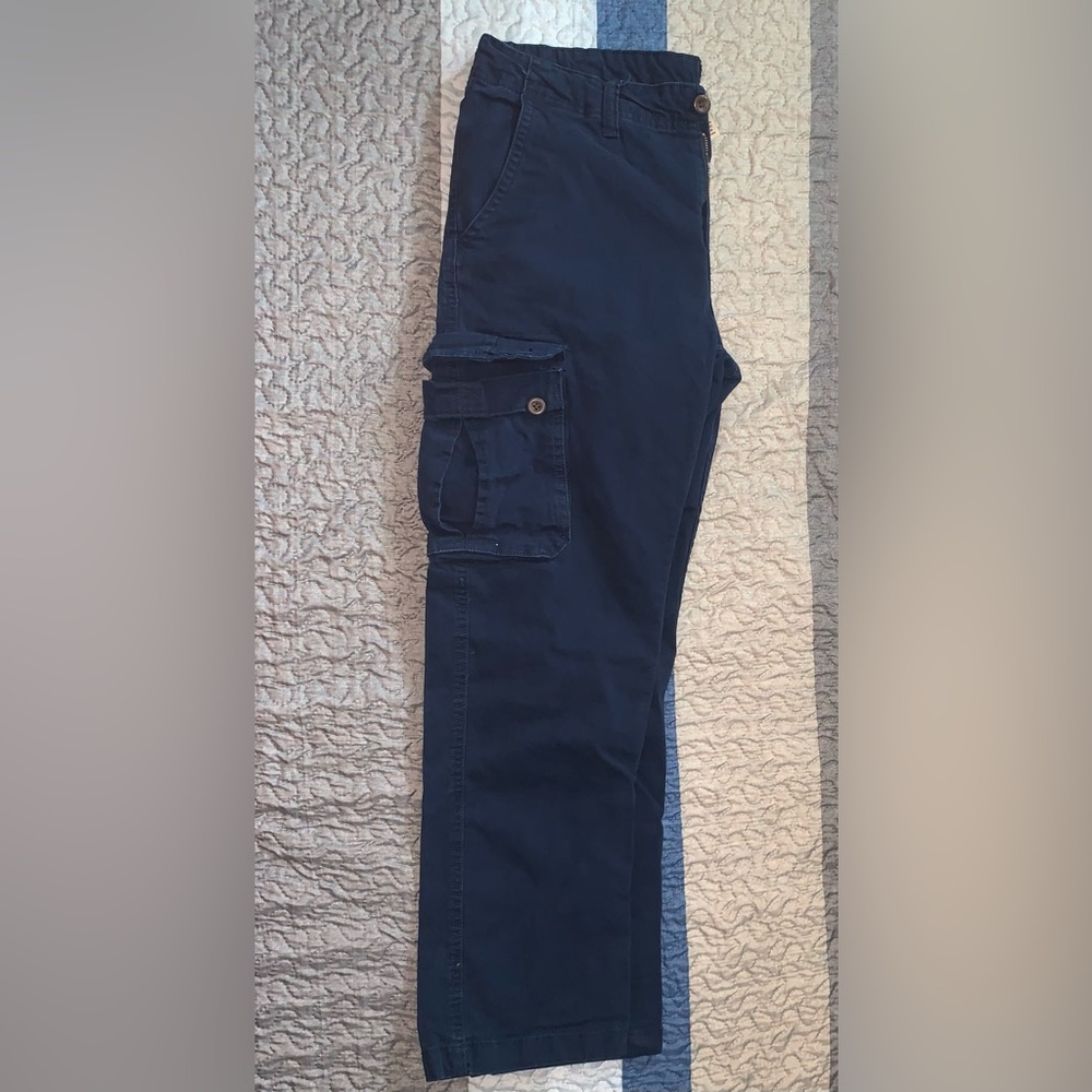 blue cargo pants